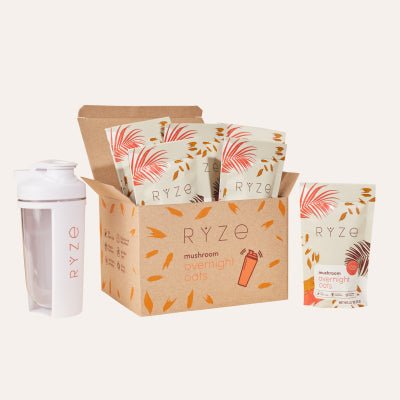 RYZE Mushroom Overnight Oats Starter Pack - Fresh Morning
