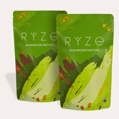 RYZE Organic Mushroom Matcha Starter Kit (60 servings) - Fresh Start