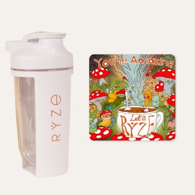 RYZE Shaker Bottle + FREE Gifts - Daily Sip