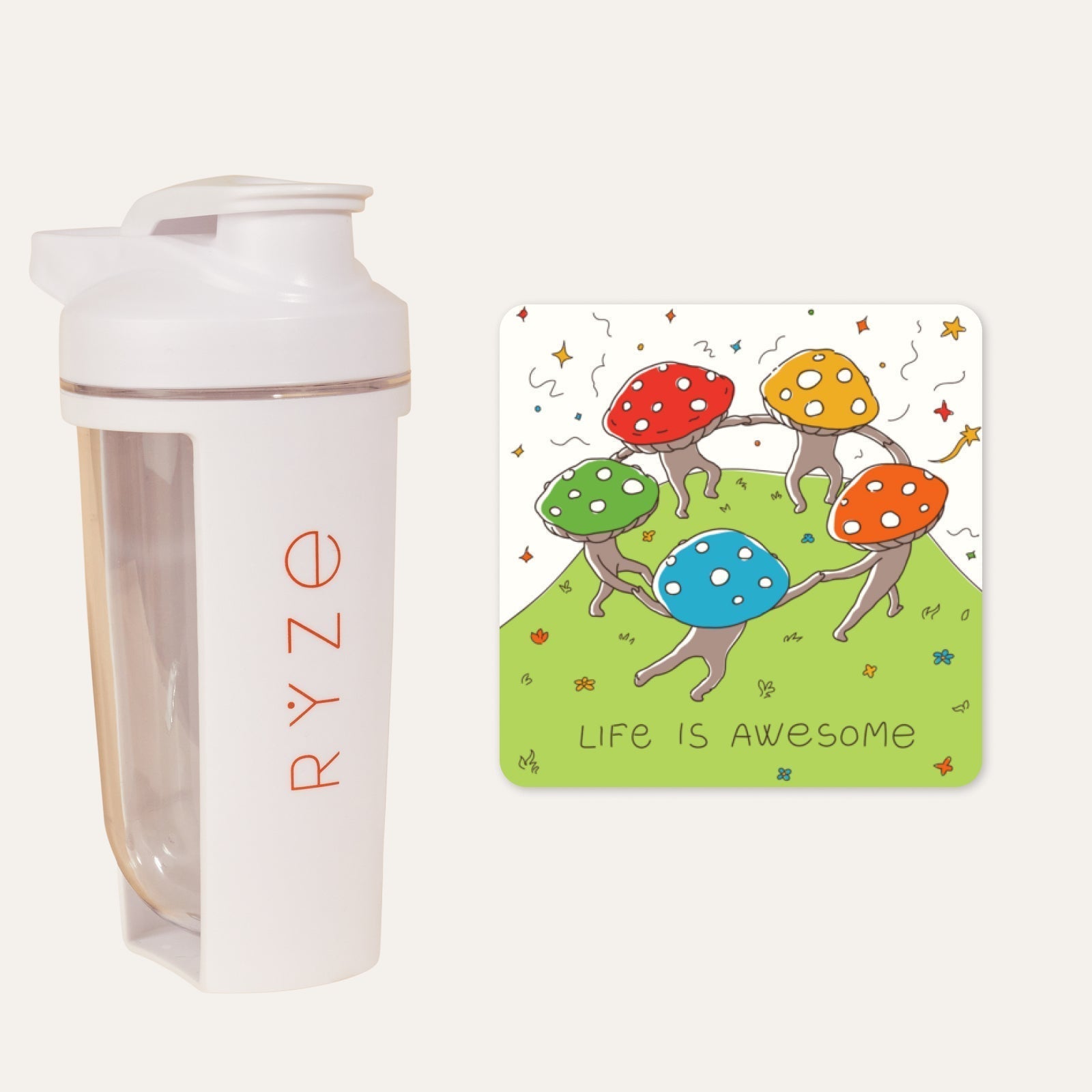 RYZE Shaker Bottle + FREE Gifts - Daily Shaker Sip