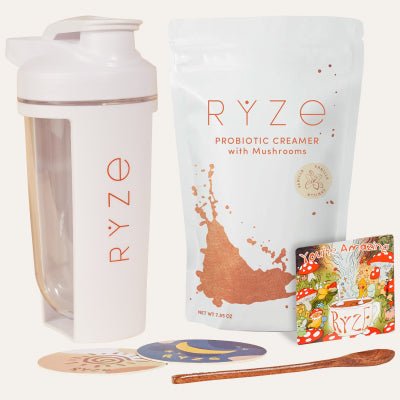 RYZE Shaker Bottle + Probiotic Creamer + Free Gifts - Morning Pour