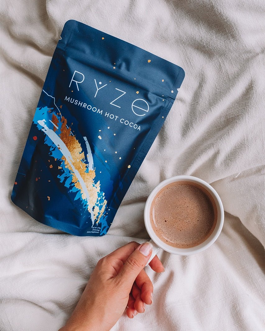 RYZE Try our Mushroom Hot Cocoa 50% OFF! - Rich Comfort