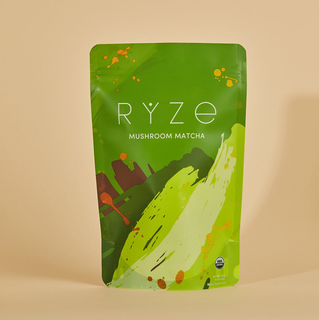 RYZE Try our Mushroom Matcha for 50% OFF! - Smooth Matcha